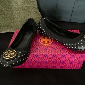 Tory Burch Caroline ballet flats, size 8.5